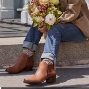 LUCKY Brand Basel Leather Ankle Booties